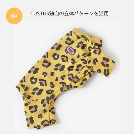 TUSTUS オリジナル  レオパード柄　ロンパース