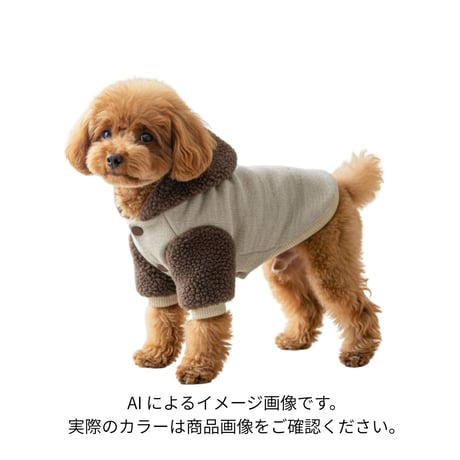 ボアフードパーカー