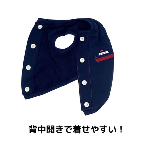 SHIPワッペンバックオープントップス