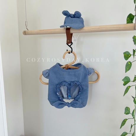 DENIM COOLING CROP TOP
