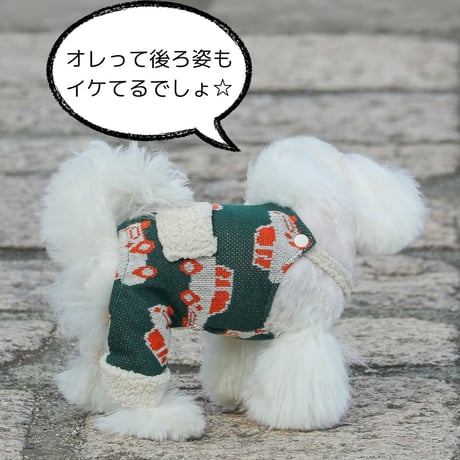 CARジャガード カバーオール