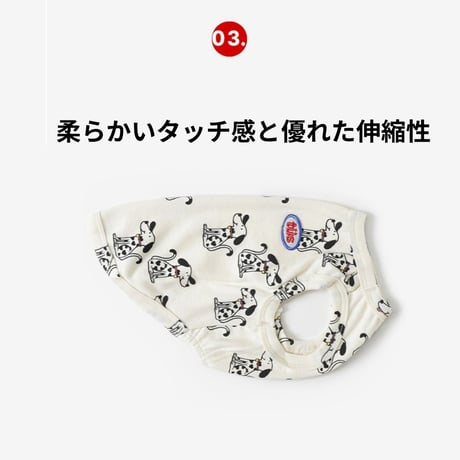 TUSTUSオリジナル ダルメシアン柄タンクトップ