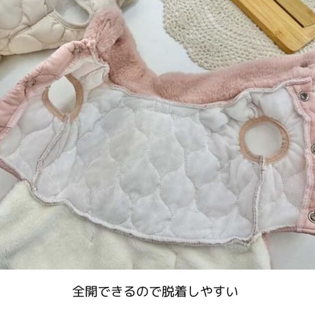 フェイクファー コートワンピース