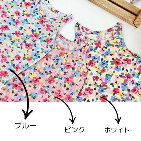 クール＆バグガード　花プリントキャミソール