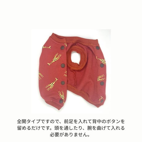 SHUBEABNオリジナル キリンプリントバックオープントップス
