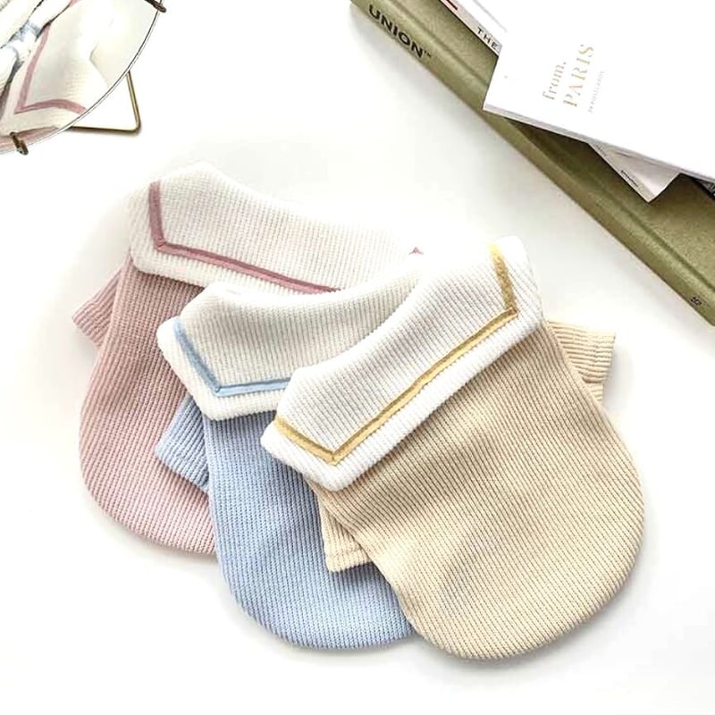 パンケーキニットセーラージャケット | shubeans_petstyle STORE 