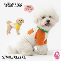 TUSTUS カラーブロックラグランTシャツ