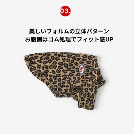 TUSTUSオリジナル レオパード柄 Tシャツ