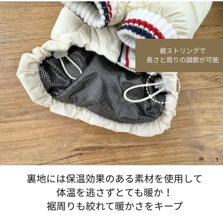 フーデットパディングジャケット