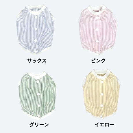 SHUBEANSオリジナル サッカーストライプ バックオープントップス