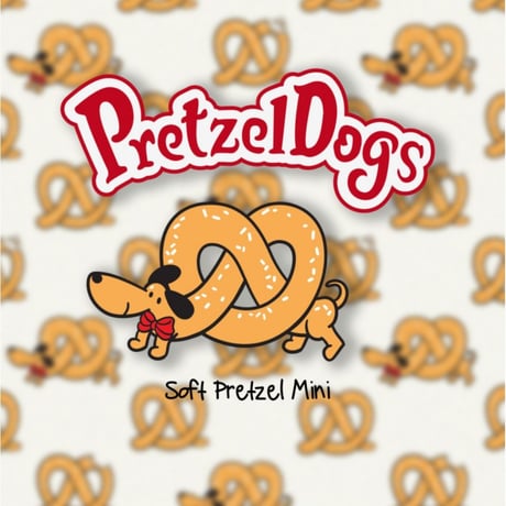 TUSTUS オリジナル Pretzel Dogs プリントTシャツ