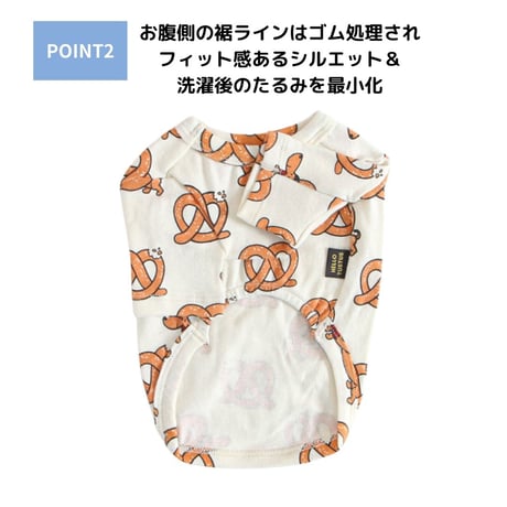 TUSTUS オリジナル Pretzel Dogs プリントTシャツ