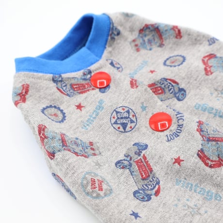【新作5%OFF】SHUBEANSオリジナル バックオープントップス ロボットプリント