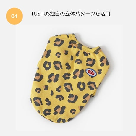 TUSTUS オリジナル  レオパード柄　Tシャツ