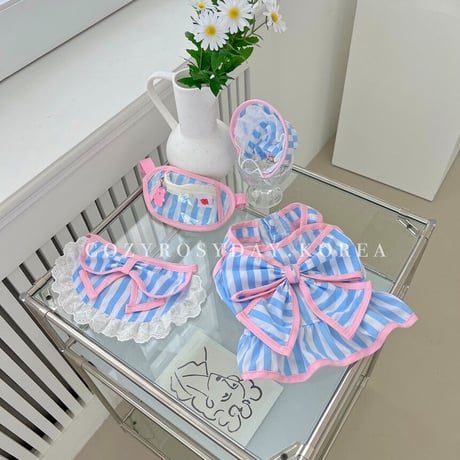 BLUE VANIRA CROP TOP