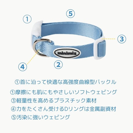 minimizクレヨンフィット首輪