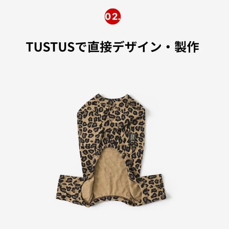 TUSTUSオリジナル レオパード柄オールインワン