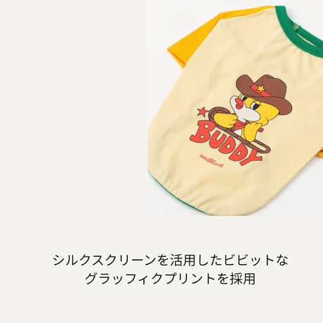 picoラグランプリントTシャツ