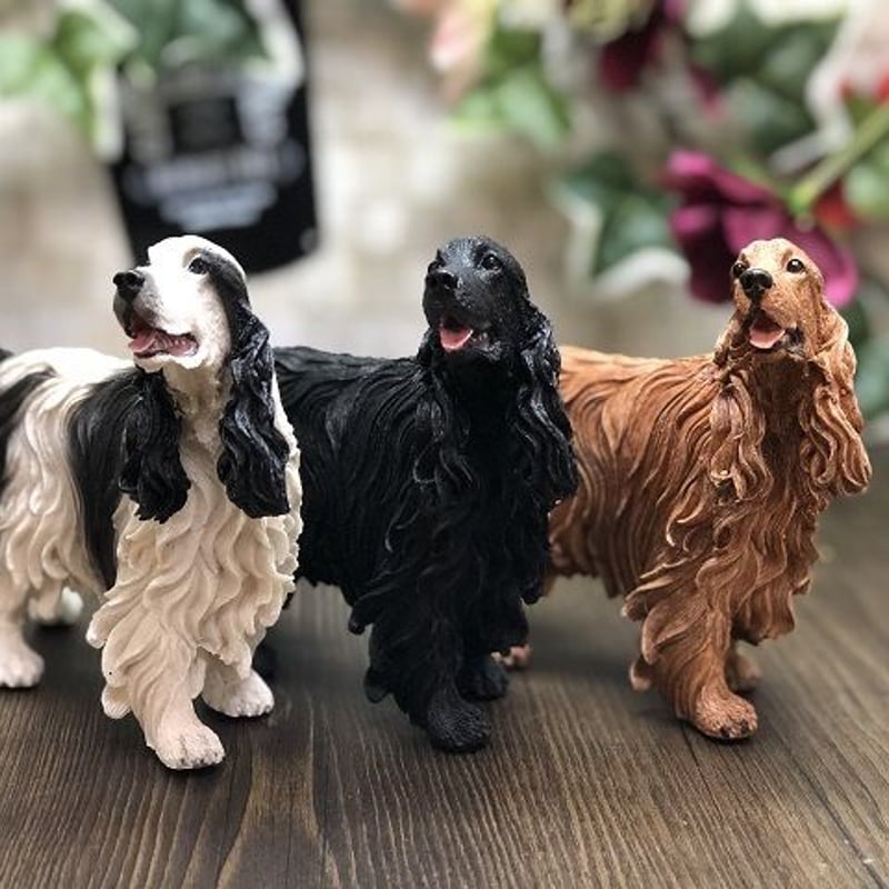 イングリッシュコッカーースパニエルのフィギュア | chirol-dogoods STORE