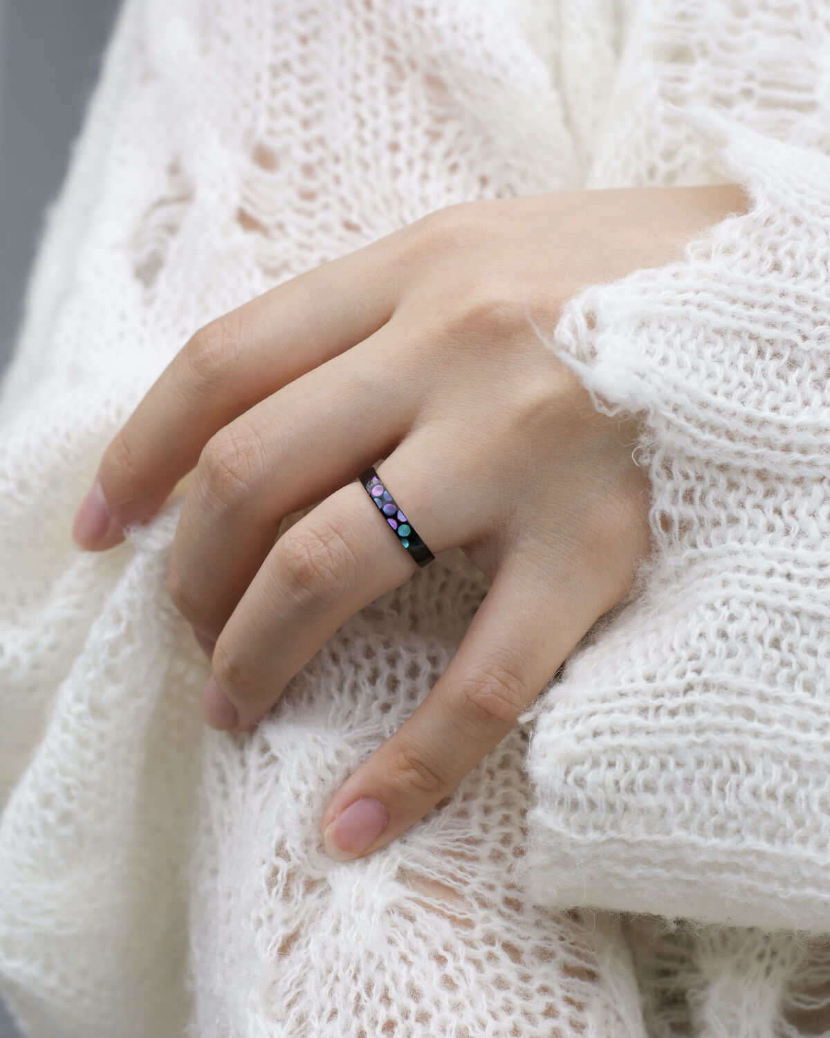 螺鈿Ring/3mm〔12000612〕 | sae nakai