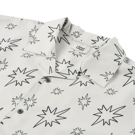 ＜LOCUS＞ LC,Flash Open Collar Shirt