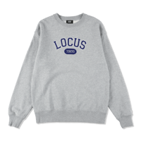 College Logo Pullover（Mix Grey）