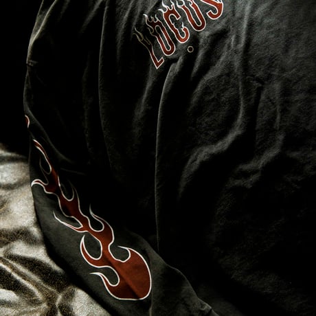 Fire Pattern L/S Tee （Smokey Black）
