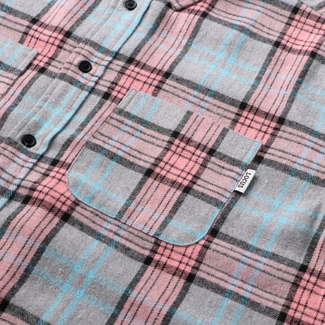 TRAD Shirt（Lirgt Pink×Grey）