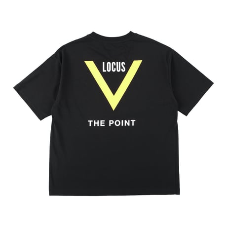 ＜LOCUS＞ THE POINT Signal Tee(Black)