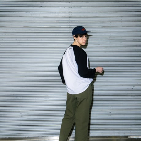 Mickey Collection / Raglan Sleeve T-shirt （White / Steam）