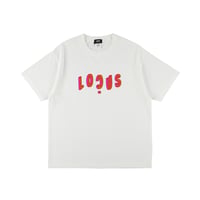 <LOCUS> Retro Future logo Tee （WHITE）