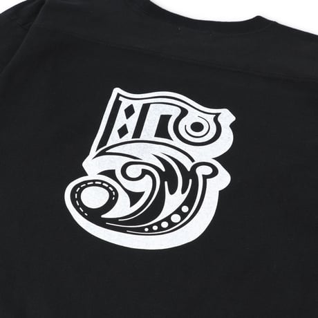 LOCUS 5th Logo Football T-shirt （Black）