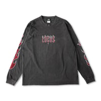 Fire Pattern L/S Tee （Smokey Black）