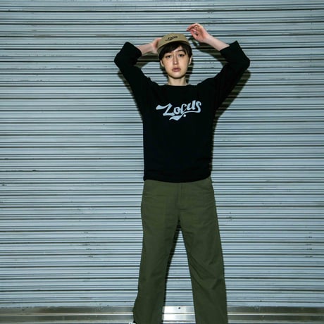 LOCUS 5th Logo Football T-shirt （Black）