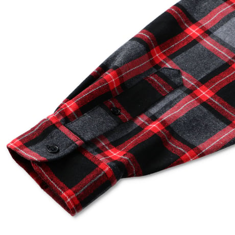 TRAD Shirt（Black × Red）