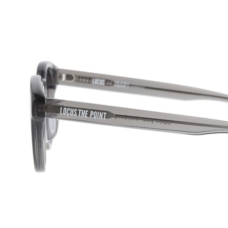 LOCUS feat. INARI EYEDENTITY EYEWEAR （Clear Grey × Black）