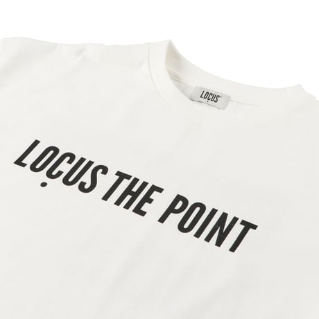 ＜LOCUS＞ THE POINT Tee(White)