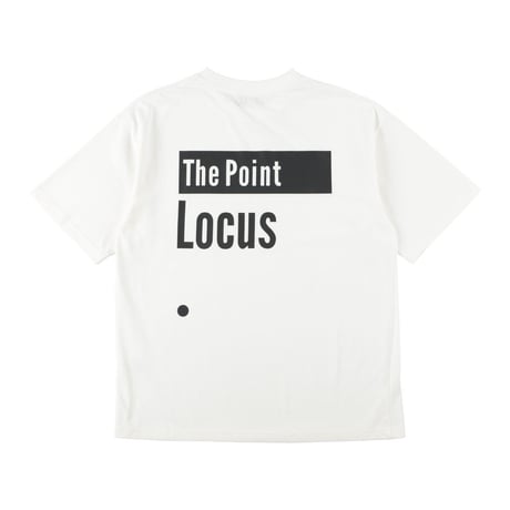 ＜LOCUS＞ THE POINT Tee(White)