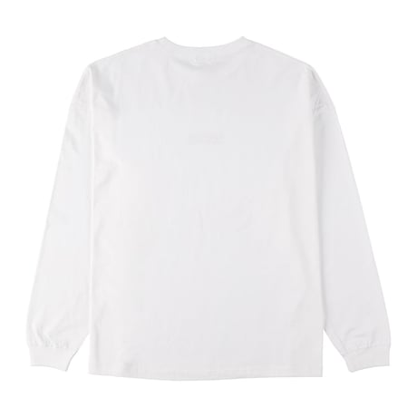 Overlap Logo L/S T-Shirt（White）