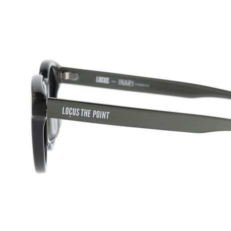 LOCUS feat. INARI EYEDENTITY EYEWEAR （Khaki × Black）