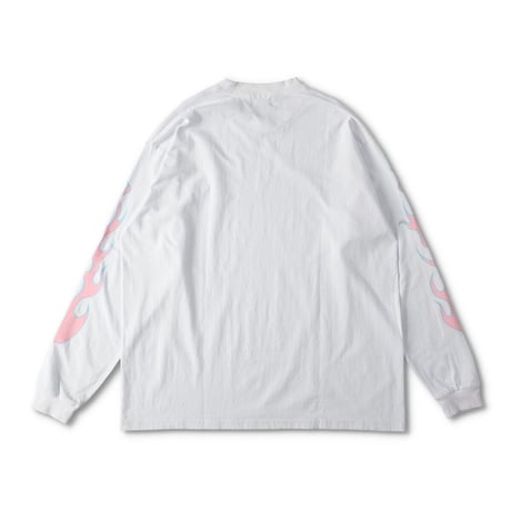 Fire Pattern L/S Tee （White）