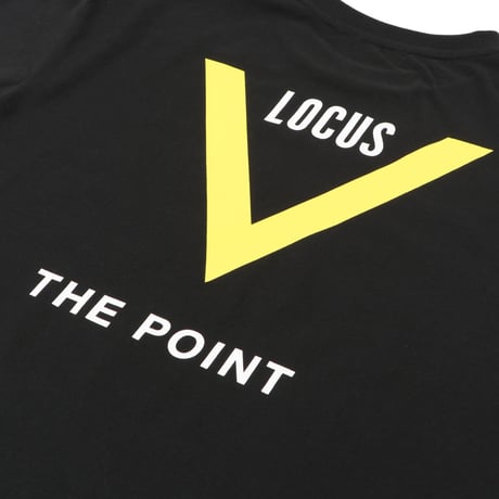 ＜LOCUS＞ THE POINT Signal Tee(Black)
