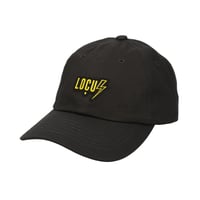 ＜LOCUS＞ Thunder pattern CAP（Vintage Black）
