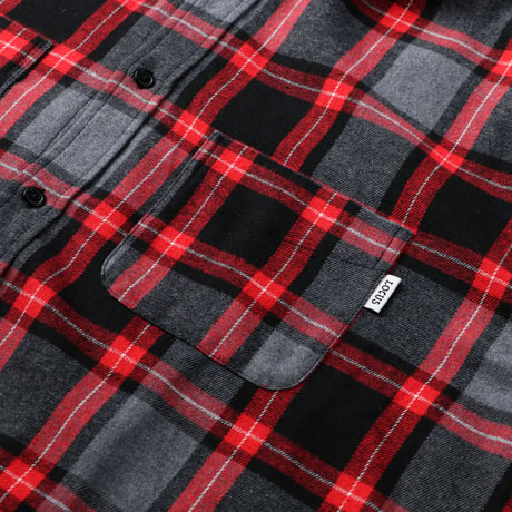 TRAD Shirt（Black × Red）