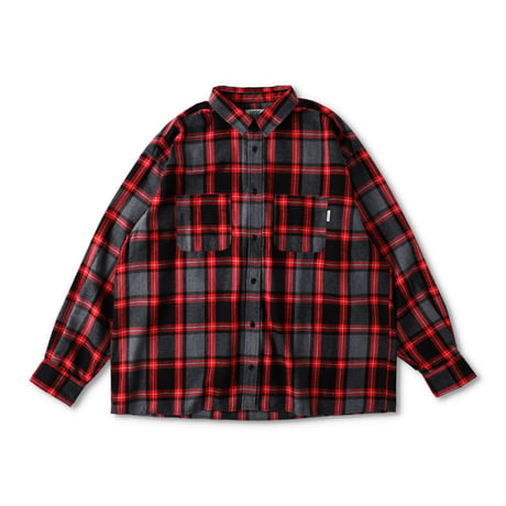 TRAD Shirt（Black × Red）