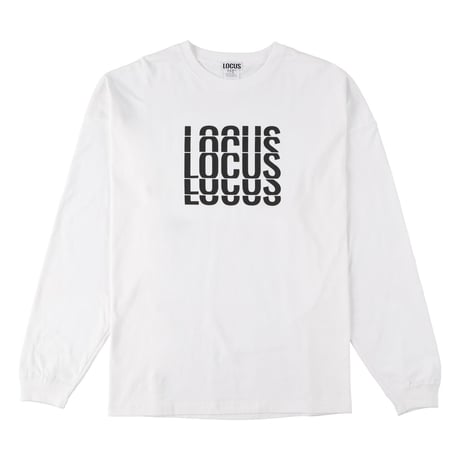 Overlap Logo L/S T-Shirt（White）