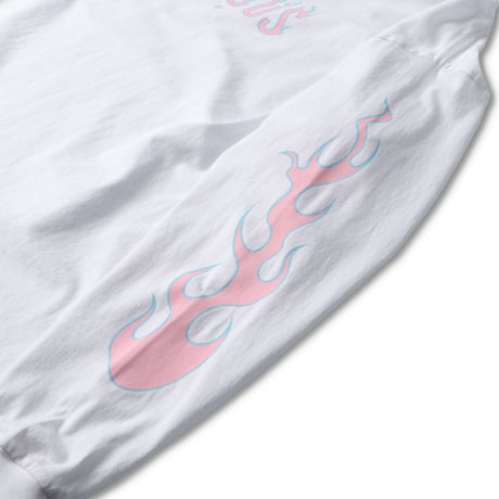 Fire Pattern L/S Tee （White）