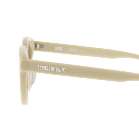 LOCUS feat. INARI EYEDENTITY EYEWEAR （Greige × Black）