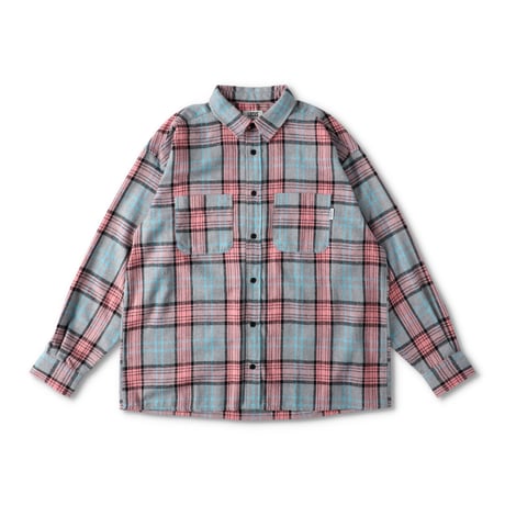 TRAD Shirt（Lirgt Pink×Grey）