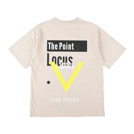 ＜LOCUS＞ THE POINT Tee(Greige)